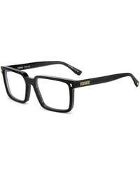 DSquared² - Black Acetate Glasses (frames) - Lyst