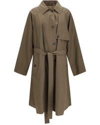 Calvin Klein - Trench Coat Zeland Cotton - Lyst