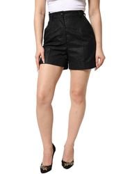 Dolce & Gabbana - Polyester Casual High Waist Mini Shorts Co+Pl+Polyester Film Fiber - Lyst