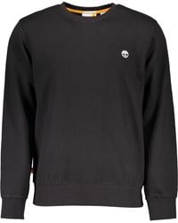 Timberland - Black Cotton Sweater - Lyst