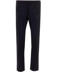 Valentino Garavani - Black Wool Dress Pants - Lyst