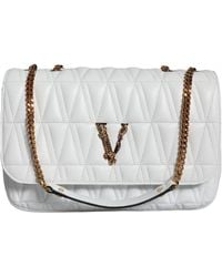 Versace - Mini Nappa Leather Crossbody Shoulder Bag - Lyst