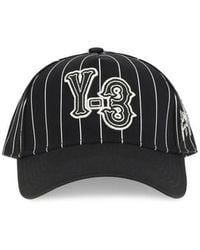 Y-3 - Black Polyester Cap (baseball Hat) - Uni - Lyst