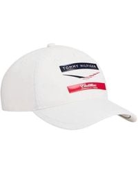 Tommy Hilfiger - White Recycled Polyester Cap (baseball Hat) - Lyst