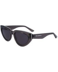 Karl Lagerfeld - Gray Injected Sunglasses - Lyst