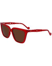 Liu Jo - Red Injected Sunglasses - Lyst
