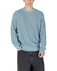 Calvin Klein - Blue Cotton Sweatshirt - Lyst