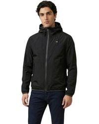 Blauer - Black Polyamide Shell Jacket - Lyst
