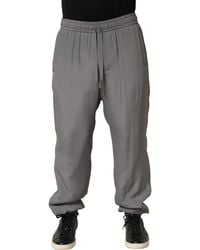 Dolce & Gabbana - Cotton Jogger Sweatpants Trouser Pants - Lyst