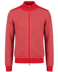 Malo - Red Cotton Men Sweater - Lyst
