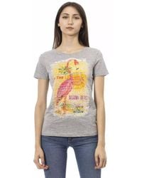 TRUSSARDI ACTION - Gray Cotton T - Lyst