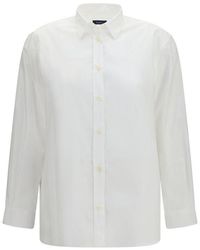 Deperlu - White Cotton Shirt - Lyst