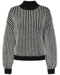 Jacqueline De Yong - Black Polyester Sweater - Lyst