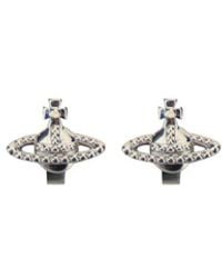 Vivienne Westwood - Gray Brass Earrings - Lyst