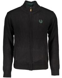 Gianmarco Venturi - Black Cotton Men's Cardigan - Lyst