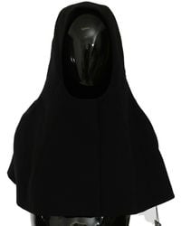 Dolce & Gabbana - Wool Whole Head Hooded Scarf Hat - Lyst