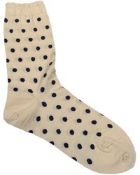 Antipast - Dotted Sheer Socks - Lyst