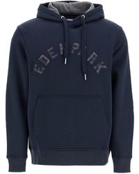 Eden Park - Hooded Sweatshirt With Logo Patch - Lyst