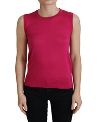 Dolce & Gabbana - Silk Tank - Lyst