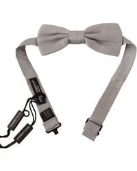 Dolce & Gabbana - Jacquard Silk Bow Tie - Lyst