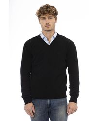 Sergio Tacchini - Black Wool Sweater - Lyst