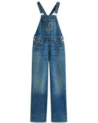 Tommy Hilfiger - Blue Recycled Cotton Jumpsuit - Lyst