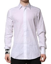 Dolce & Gabbana - Cotton Dress Formal Shirt - Lyst