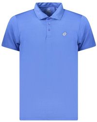 Lotto Leggenda - Blue Polyester Men's Polo Shirt - Lyst