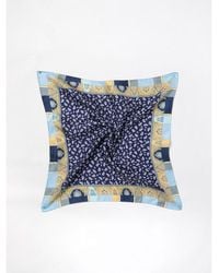 Etro - Blue Silk Foulard - Lyst