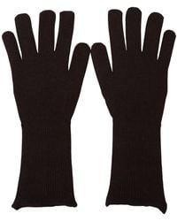 Dolce & Gabbana - Dolce & Gabbana Cashmere-Silk Gloves - Lyst