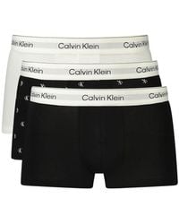 Calvin Klein - Black Cotton Men's Boxer - Lyst