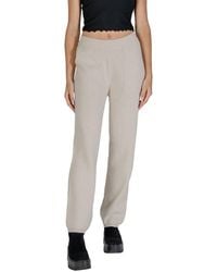 CLERÉ - Beige Viscose Pant - Lyst