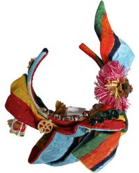 Dolce & Gabbana - Floral Crystal Embellished Diadem Headband - Lyst