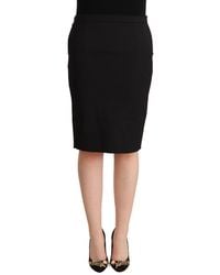 Gianfranco Ferré - Gf Ferre Pencil Knee Length Straight Skirt - Lyst