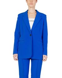 ONLY - Blue Recycled Polyester Suits & Blazer - Lyst