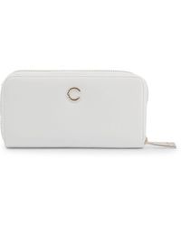 Carrera Jeans Studded Faux Zipped Wallet - White