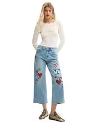 Desigual - Cotton Mom Jeans - Lyst