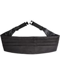 Dolce & Gabbana - Pleated Silk Cummerbund - Lyst