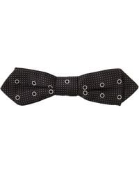 Dolce & Gabbana - Polka Dot 100% Silk Neck Papillon Tie - Lyst