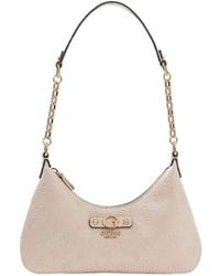 Guess - Beige Polyethylene Handbag - Lyst
