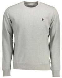 U.S. POLO ASSN. - Gray Cotton Men's Sweatshirt - Lyst
