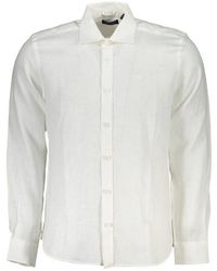 North Sails - White Linen Shirt - Lyst