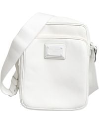 Dolce & Gabbana - White Logo Plaque Crossbody Shoulder Borse Men Bag - Lyst