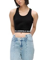 KARL LAGERFELD - Viscose Top - Lyst
