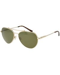 Serengeti - Gold Metal Sunglasses - Lyst