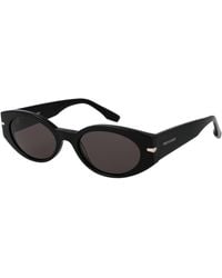Trussardi - Black Acetate Sunglasses - Lyst