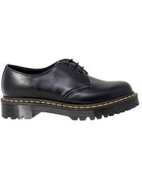 Dr. Martens - Black Leather Oxfords And Derbies - Lyst