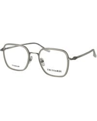 Trussardi - Gray Titanium Glasses (frames) - Lyst