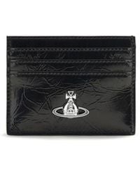 Vivienne Westwood - Black Calf Leather Bos Taurus Wallet - Lyst