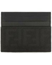 Fendi - Black Polyester Wallet - Lyst